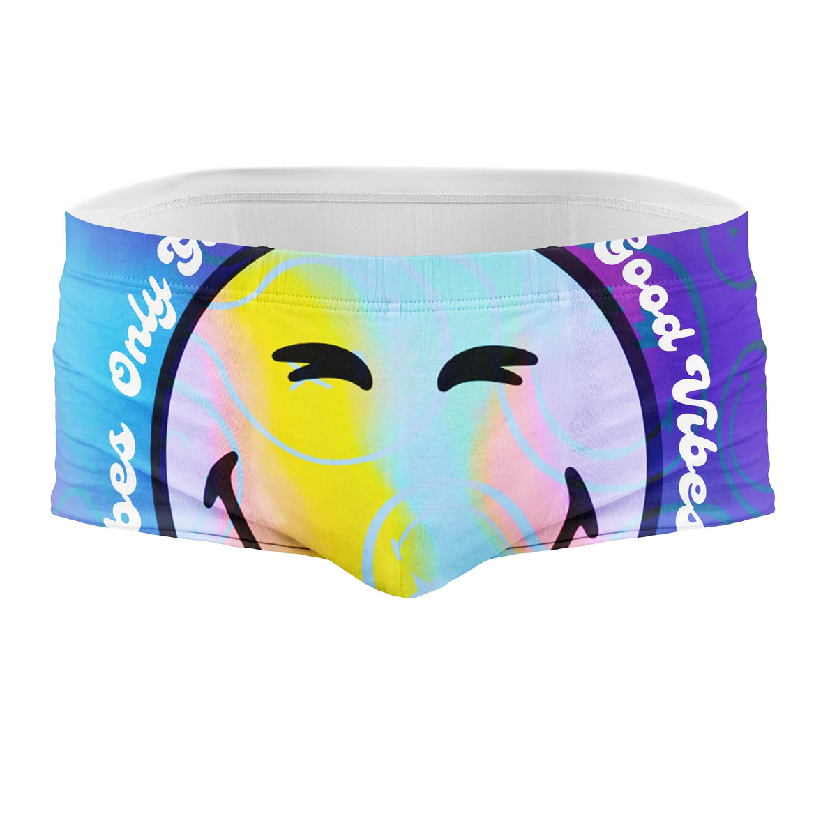 OTSO Herren Badehose Trunk - S.W.Smiley World Vibes – Produktansicht