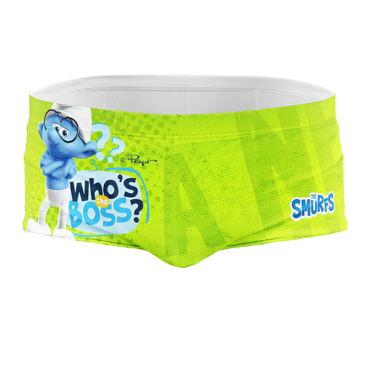 OTSO Herren Badehose Trunk - Smurf Boss – Produktansicht