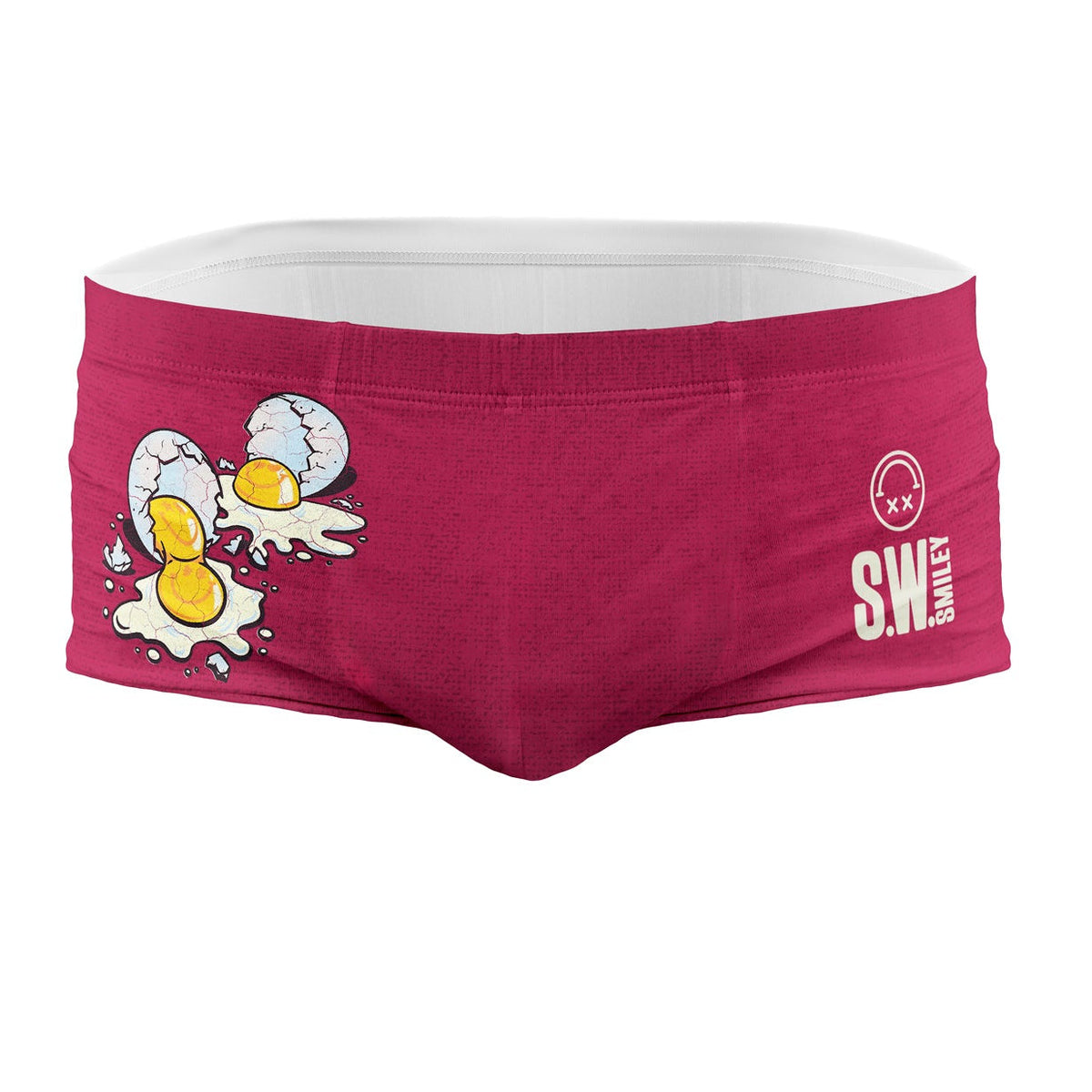 OTSO Herren Badehose Trunk - S.W.Smiley Concrete Canvas Egg – Produktansicht