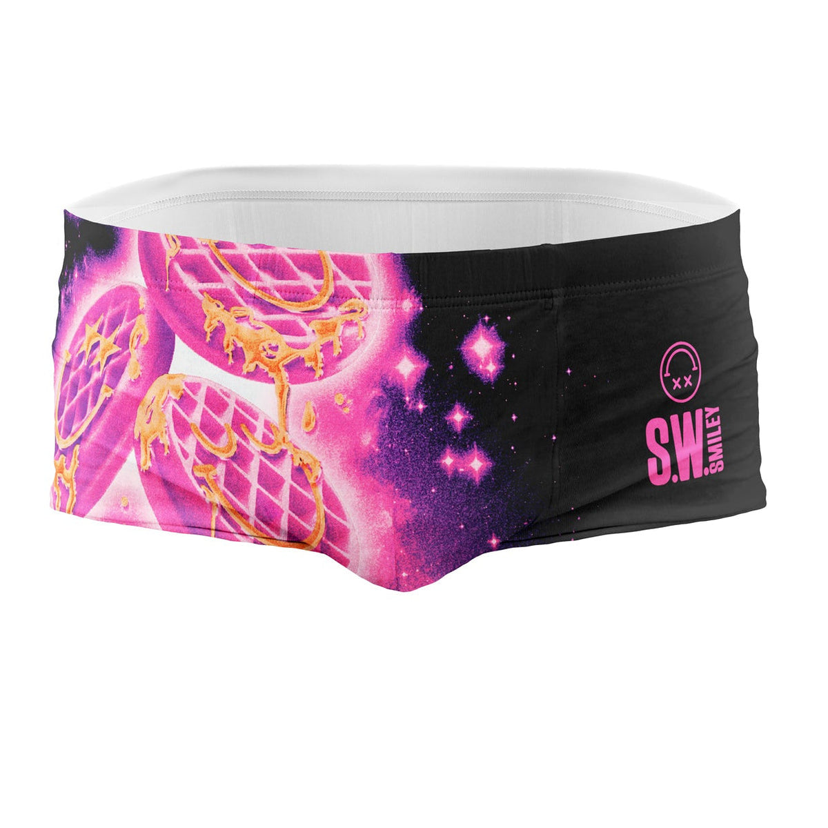 OTSO Herren Badehose Trunk - S.W.Smiley Concrete Canvas Toaster – Produktansicht