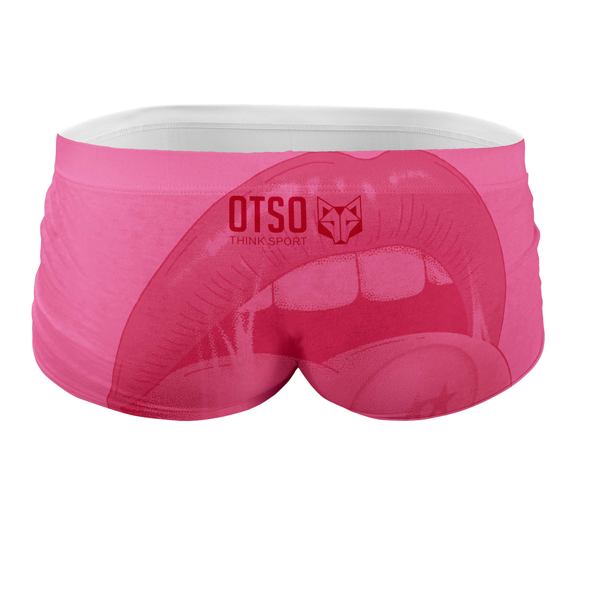 OTSO Herren Badehose Trunk - S.W.Smiley Hella Good – Produktansicht 2