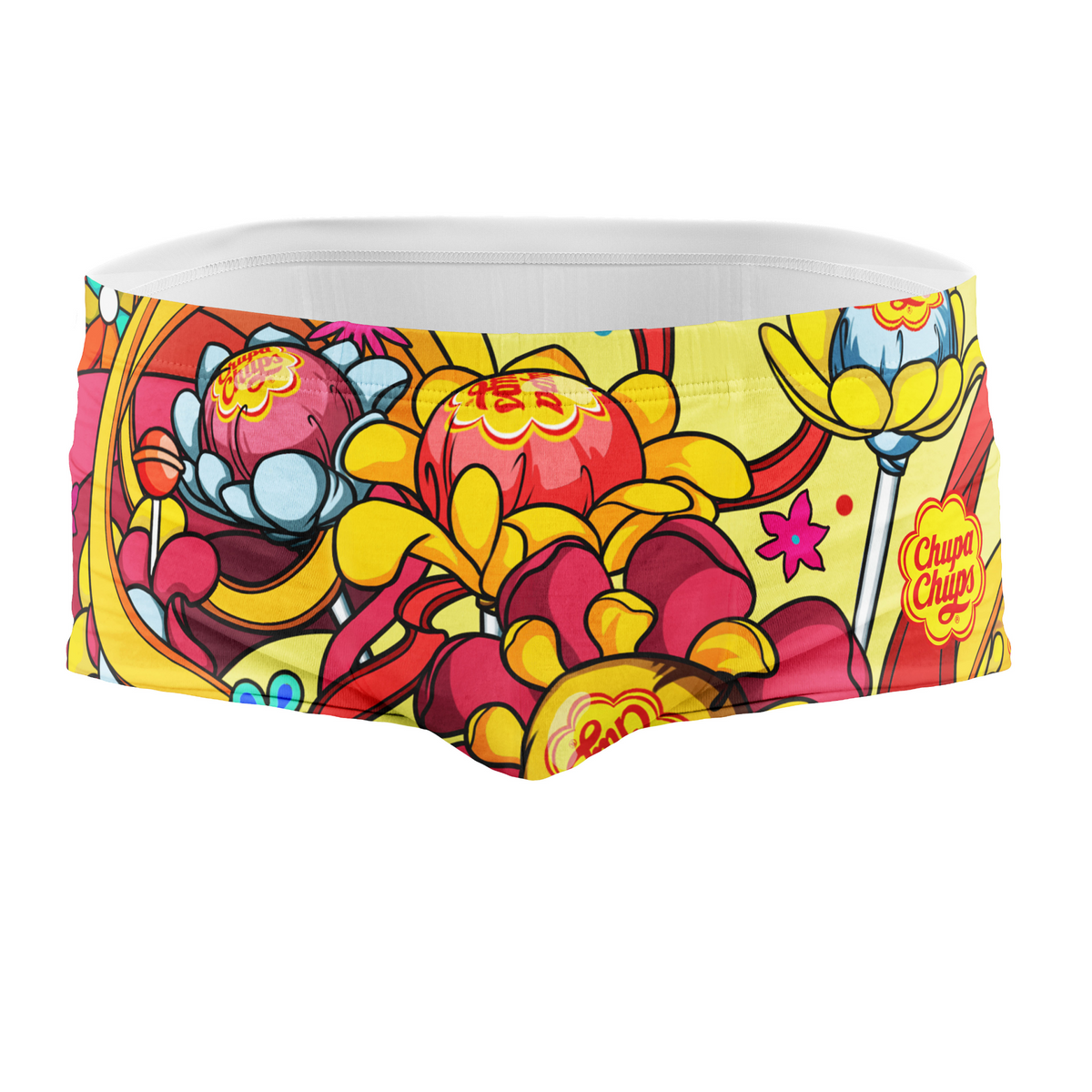 OTSO Herren Badehose Trunk - Chupa Chups Flower – Produktansicht