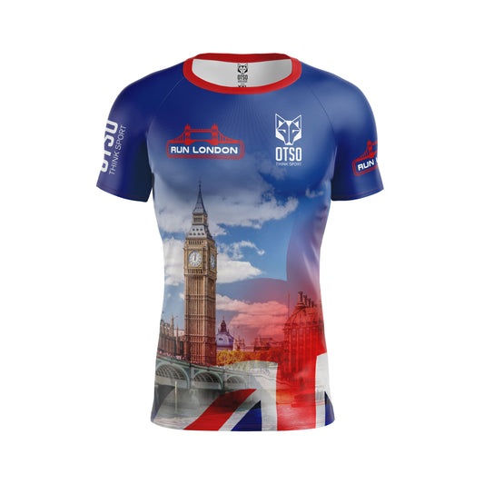 OTSO Herren Kurzarm-Funktionsshirt - Run London 2025 – Produktansicht