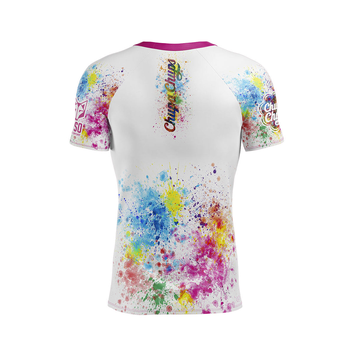 OTSO Herren Kurzarm-Funktionsshirt - Chupa Chups Paint – Produktansicht 2