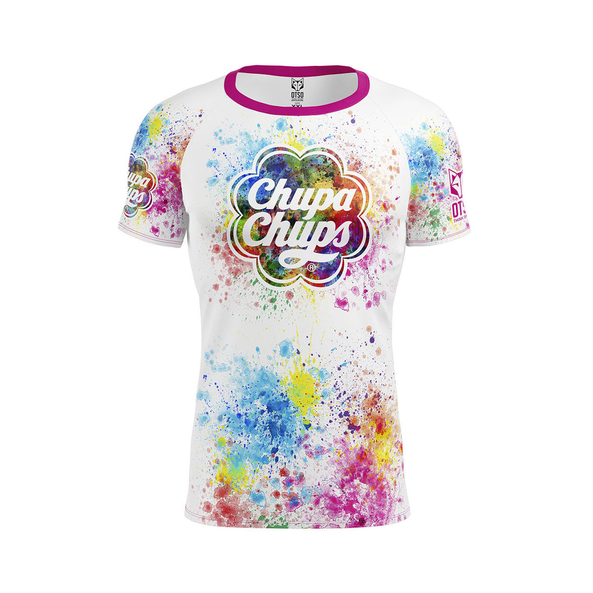 OTSO Herren Kurzarm-Funktionsshirt - Chupa Chups Paint – Produktansicht