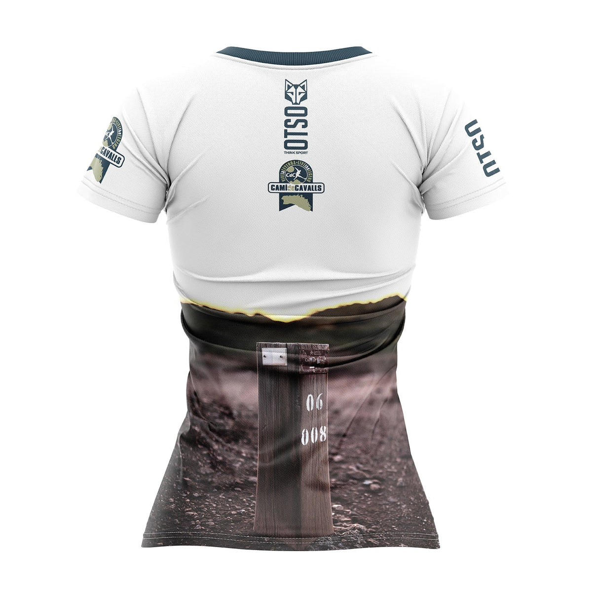 OTSO Damen Kurzarm-Funktionsshirt - Menorca CDC Fita – Produktansicht 2