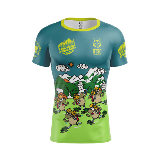 OTSO Unisex Kurzarm-Laufshirt - Travessa d’Encamp 2026 – Produktansicht