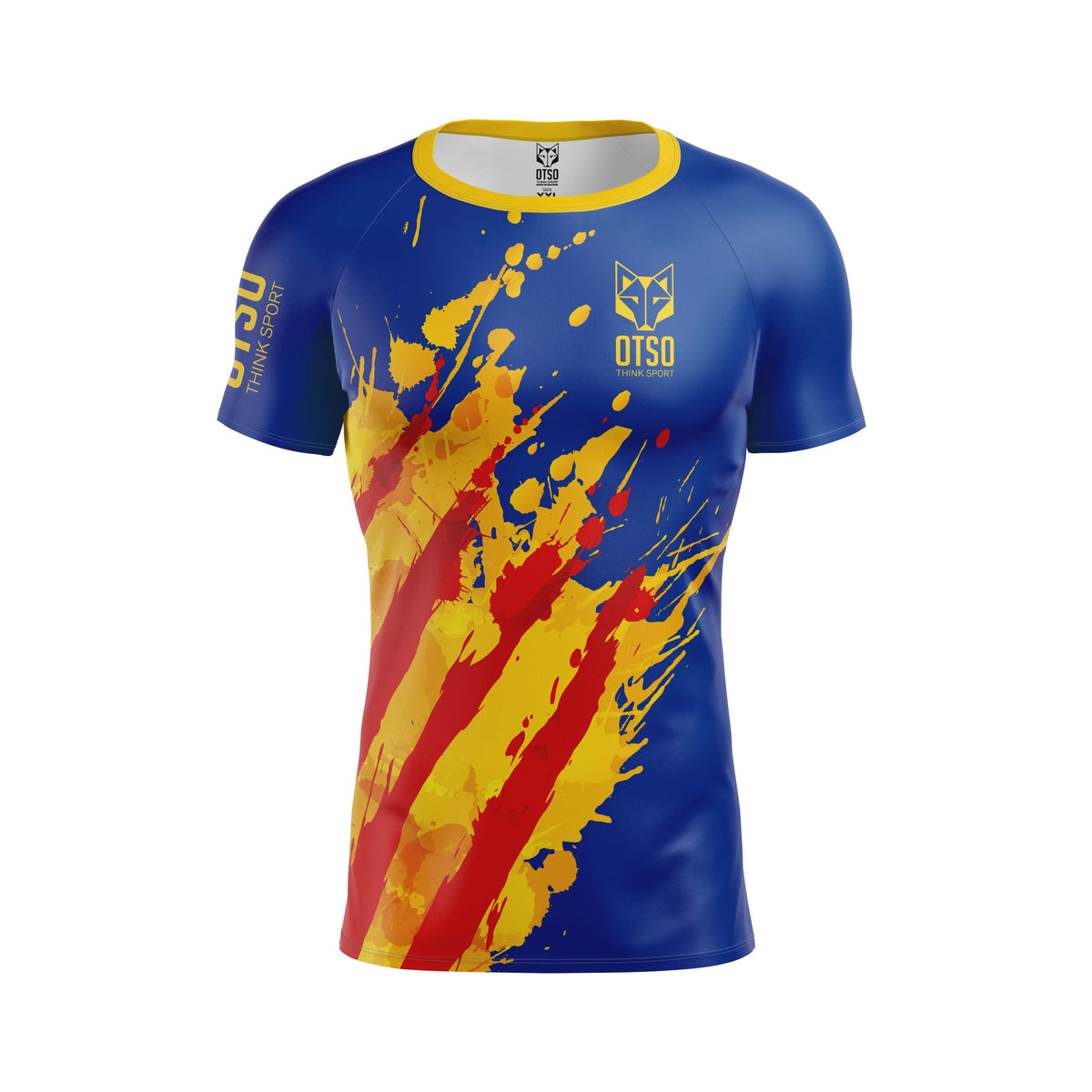 OTSO Herren Kurzarm-Funktionsshirt - Catalunya – Produktansicht