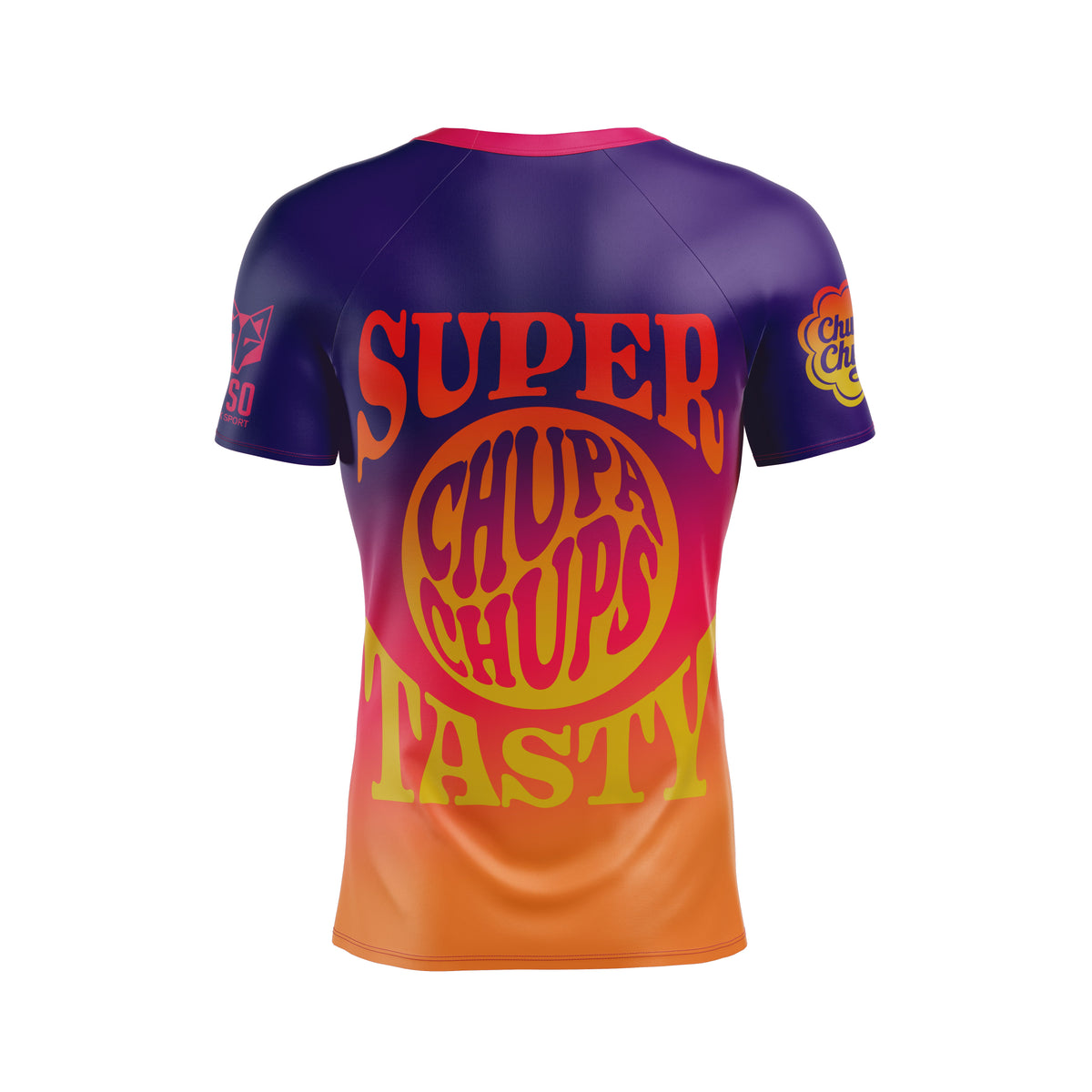 OTSO Herren Kurzarm-Funktionsshirt - Chupa Chups Super Tasty – Produktansicht 2