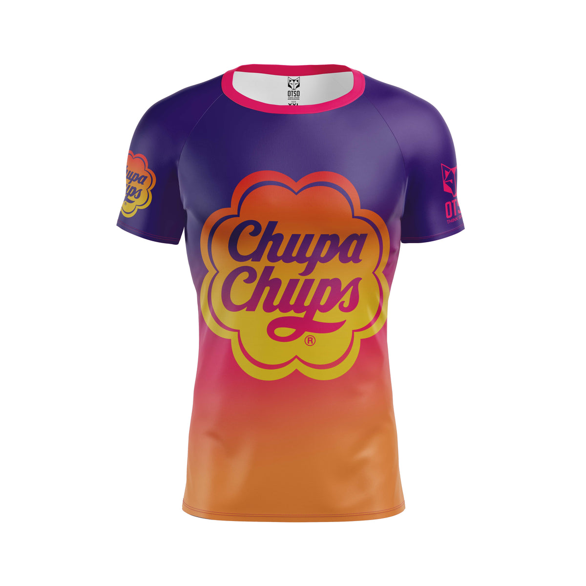 OTSO Herren Kurzarm-Funktionsshirt - Chupa Chups Super Tasty – Produktansicht