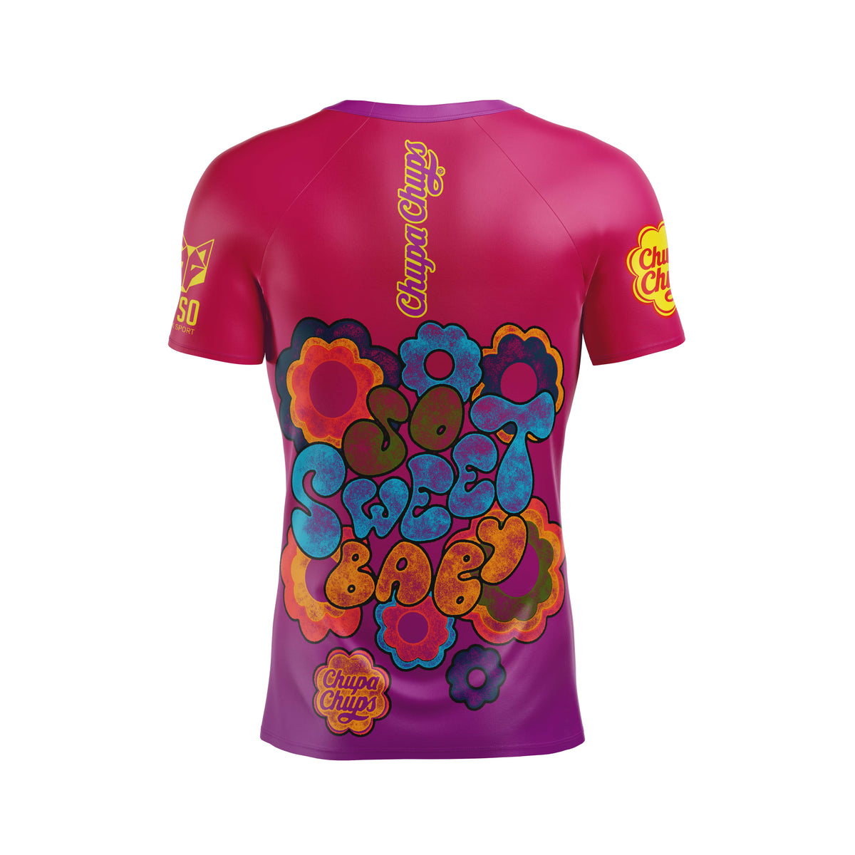 OTSO Herren Kurzarm-Funktionsshirt - Chupa Chups Sweet Baby – Produktansicht 2