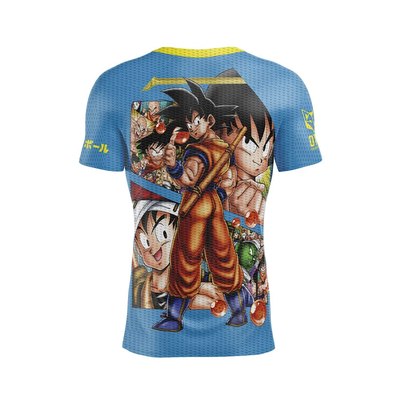 OTSO Herren Kurzarm-Funktionsshirt - Dragon Ball Balls – Produktansicht 2
