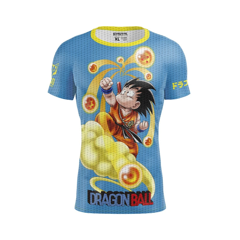 OTSO Herren Kurzarm-Funktionsshirt - Dragon Ball Balls – Produktansicht