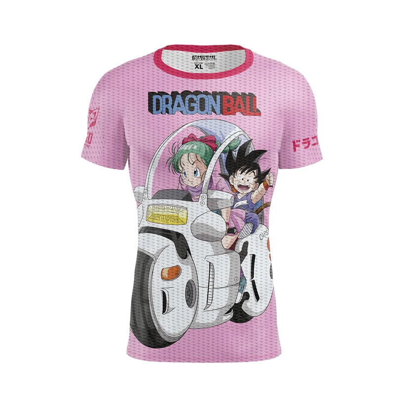 OTSO Herren Kurzarm-Funktionsshirt - Dragon Ball Bulma – Produktansicht