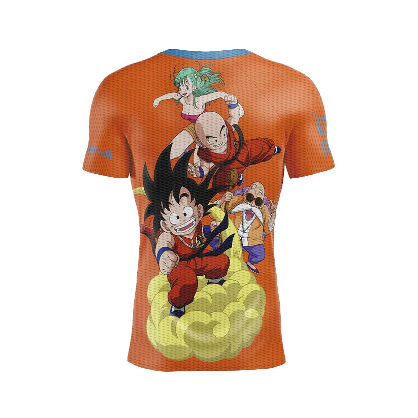 OTSO Herren Kurzarm-Funktionsshirt - Dragon Ball Kintoun – Produktansicht 2
