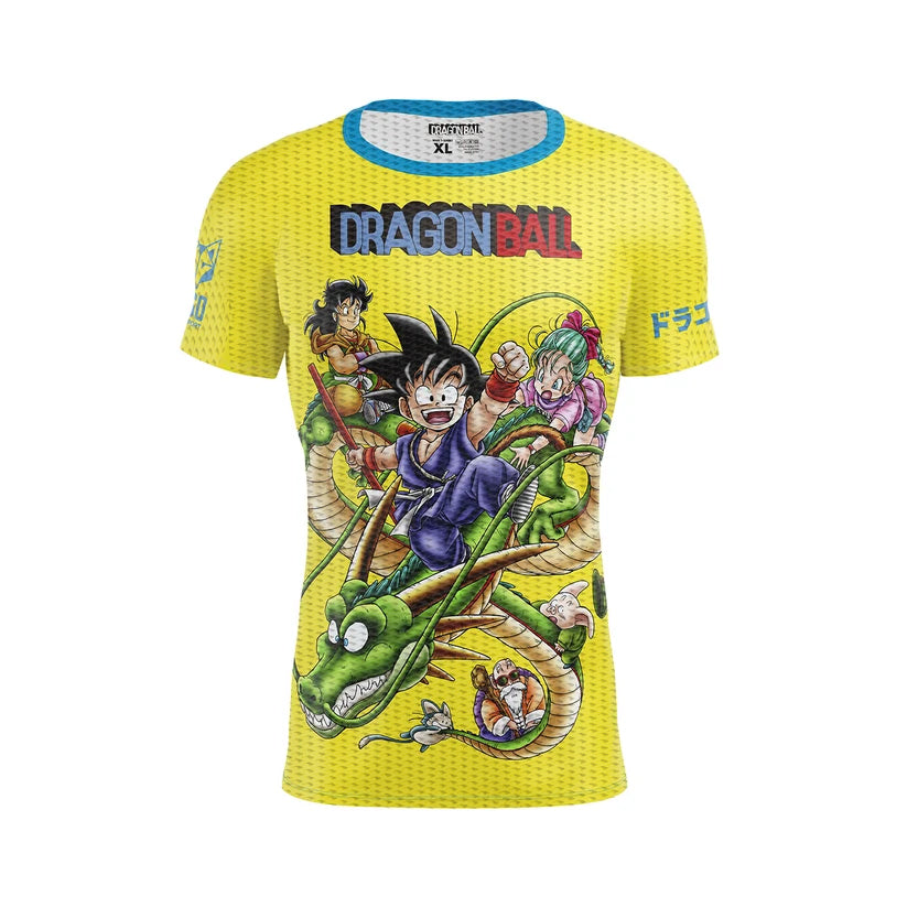 OTSO Herren Kurzarm-Funktionsshirt - Dragon Ball Shenron – Produktansicht