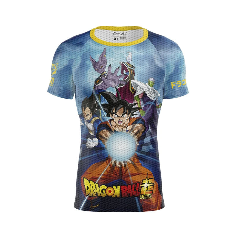 OTSO Herren Kurzarm-Funktionsshirt - Dragon Ball Super Goku Vegeta – Produktansicht