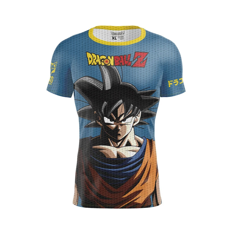 OTSO Herren Kurzarm-Funktionsshirt - Dragon Ball Z Goku – Produktansicht