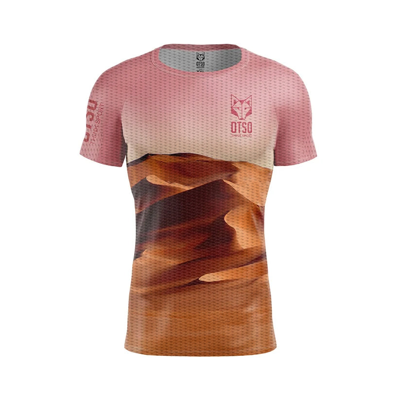 OTSO Herren Kurzarm-Funktionsshirt - Desert – Produktansicht