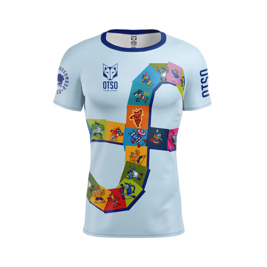OTSO Kinder Kurzarm-Funktionsshirt (Unisex) - Internationaler Autismus-Tag 2026 – Produktansicht