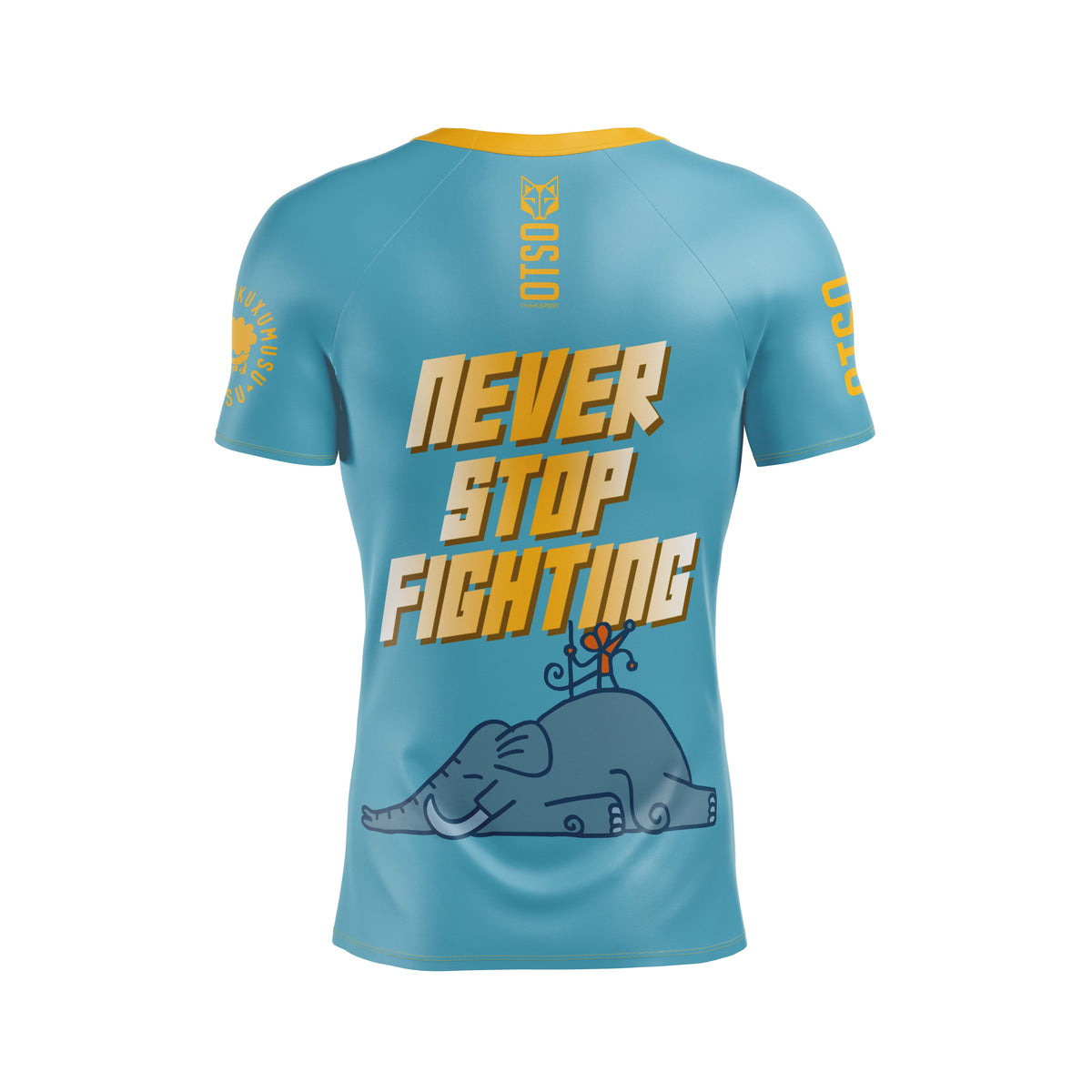 OTSO Kinder Kurzarm-Funktionsshirt (Unisex) - Internationaler Kinderkrebstag 2026 – Produktansicht 2