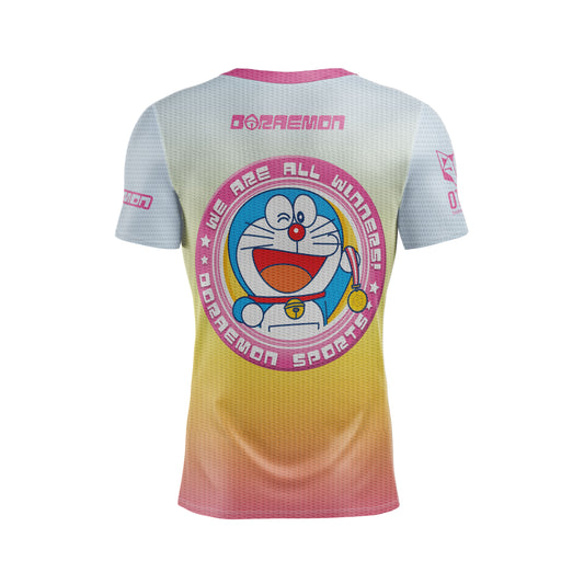 OTSO Herren Kurzarm-Funktionsshirt - Doraemon We Are All Winners – Produktansicht 2
