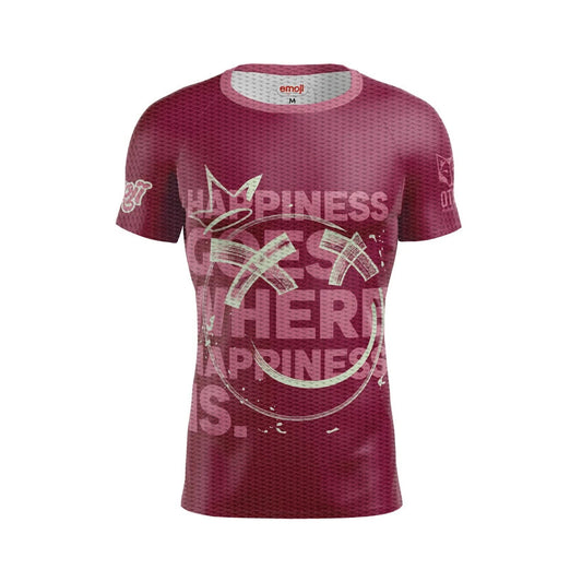 OTSO Herren Kurzarm-Funktionsshirt - Emoji Happiness – Produktansicht