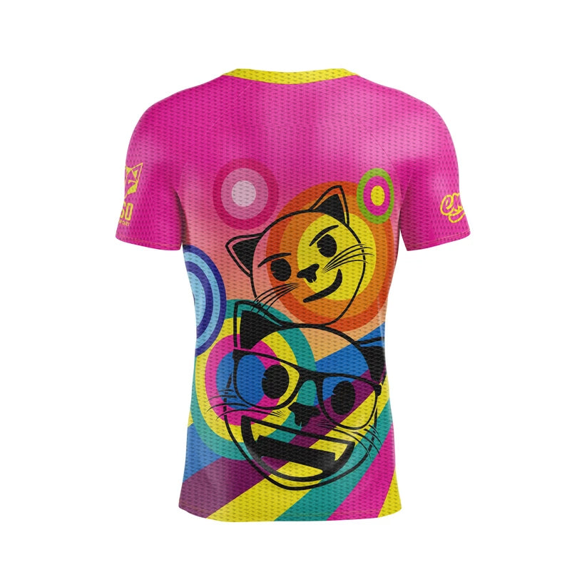 OTSO Herren Kurzarm-Funktionsshirt - Emoji Normal Is Boring – Produktansicht 2