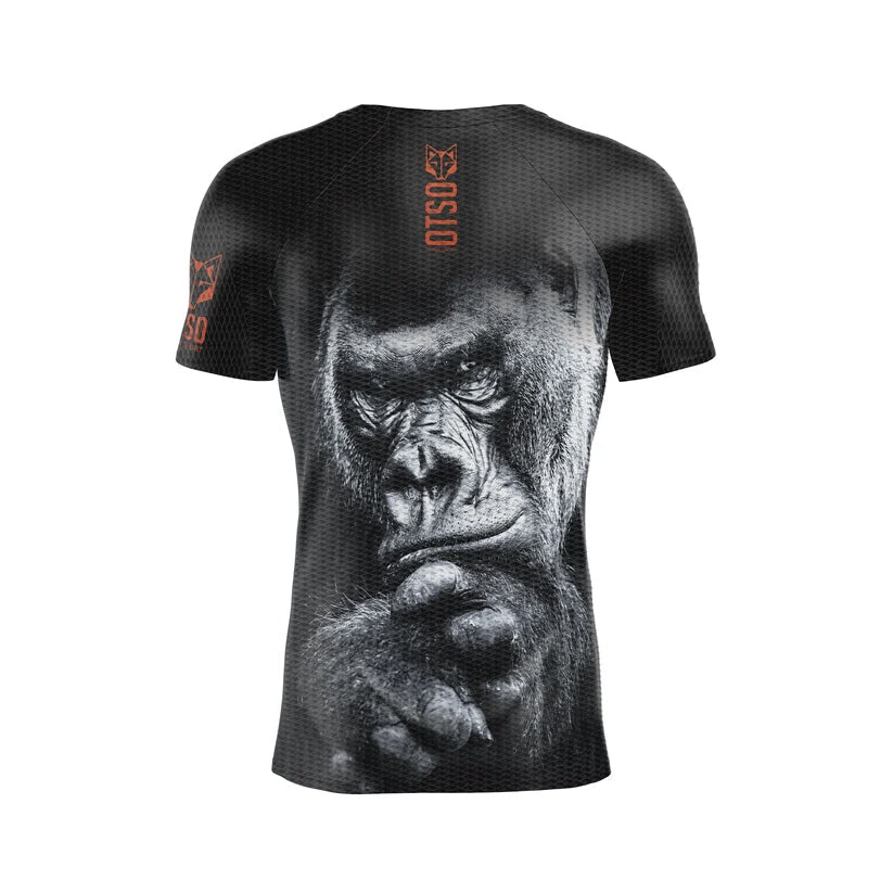 OTSO Herren Kurzarm-Funktionsshirt - Gorilla – Produktansicht 2