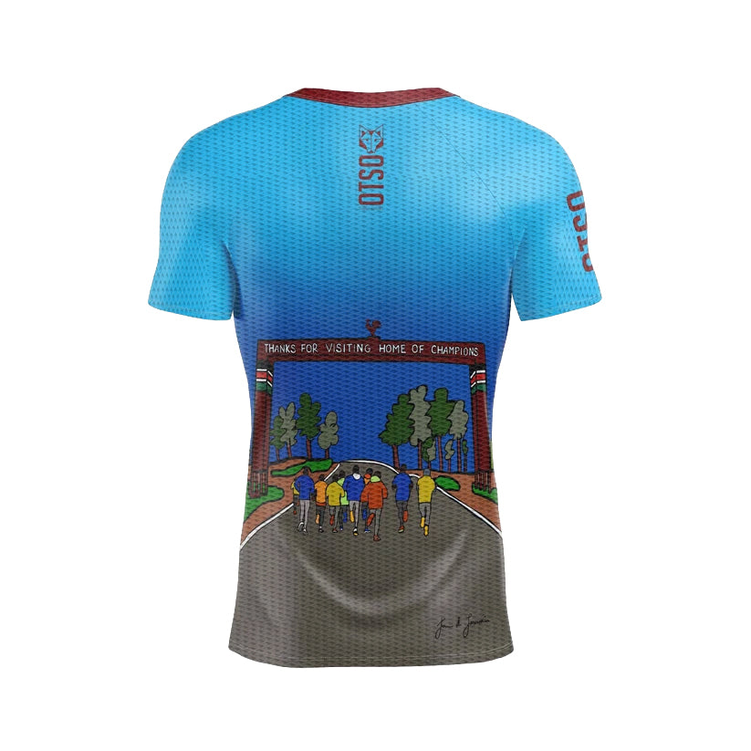 OTSO Herren Kurzarm-Funktionsshirt - Iten – Produktansicht 2