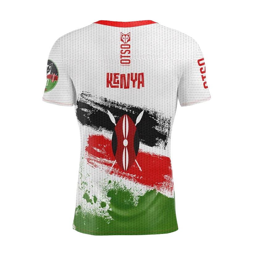 OTSO Herren Kurzarm-Funktionsshirt - Kimbia Kenya – Produktansicht 2