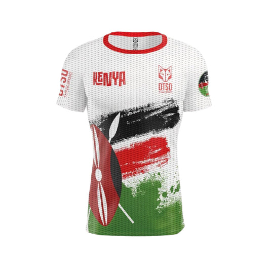 OTSO Herren Kurzarm-Funktionsshirt - Kimbia Kenya – Produktansicht