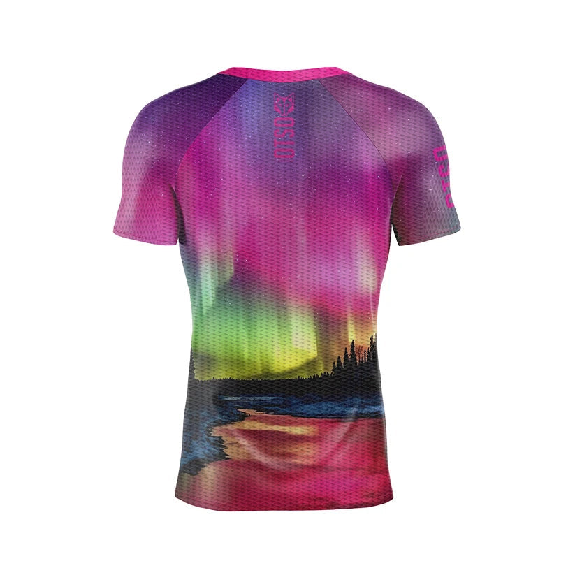 OTSO Herren Kurzarm-Funktionsshirt - Auroras boreales – Produktansicht 2