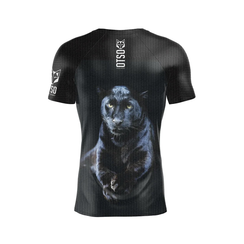 OTSO Herren Kurzarm-Funktionsshirt - Panther – Produktansicht 2