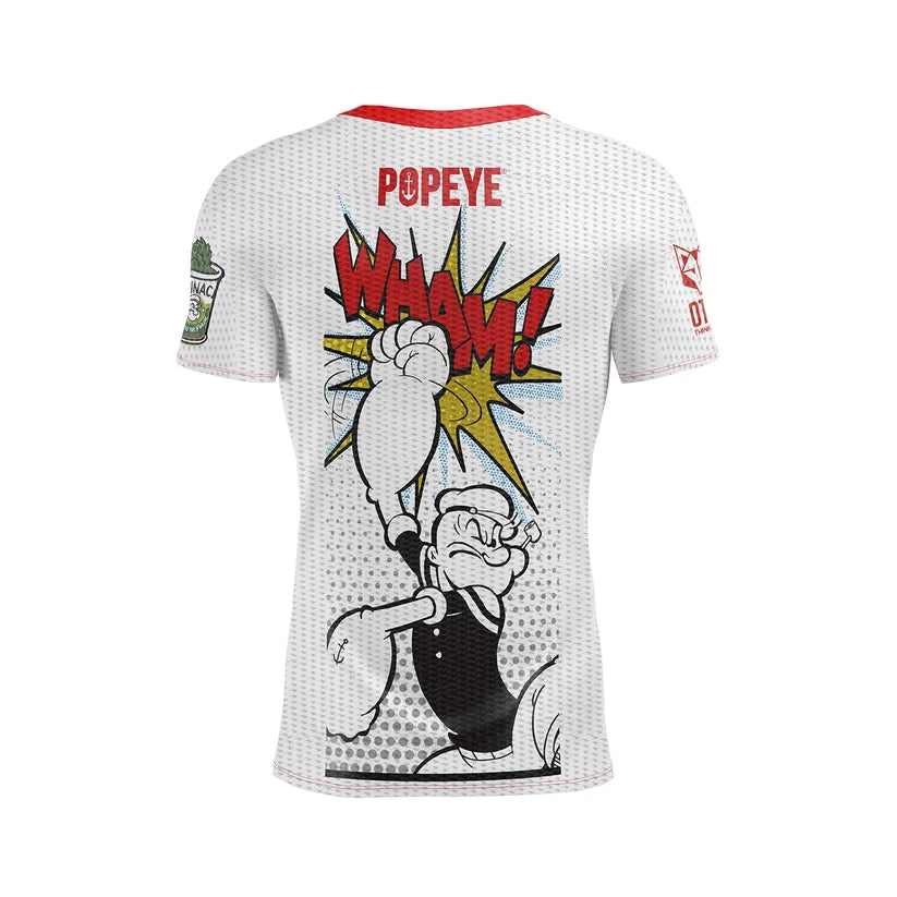 OTSO Herren Kurzarm-Funktionsshirt - Popeye Pop Art – Produktansicht 2