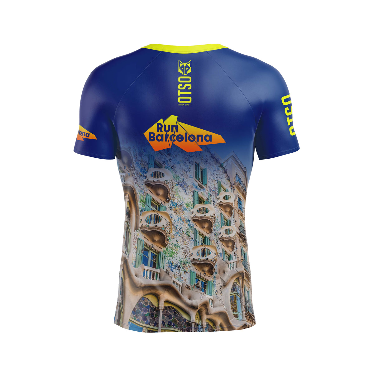OTSO Herren Kurzarm-Funktionsshirt - Run Barcelona 2026 – Produktansicht 2