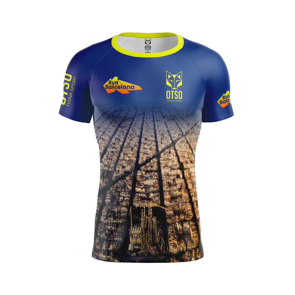 OTSO Herren Kurzarm-Funktionsshirt - Run Barcelona 2026 – Produktansicht