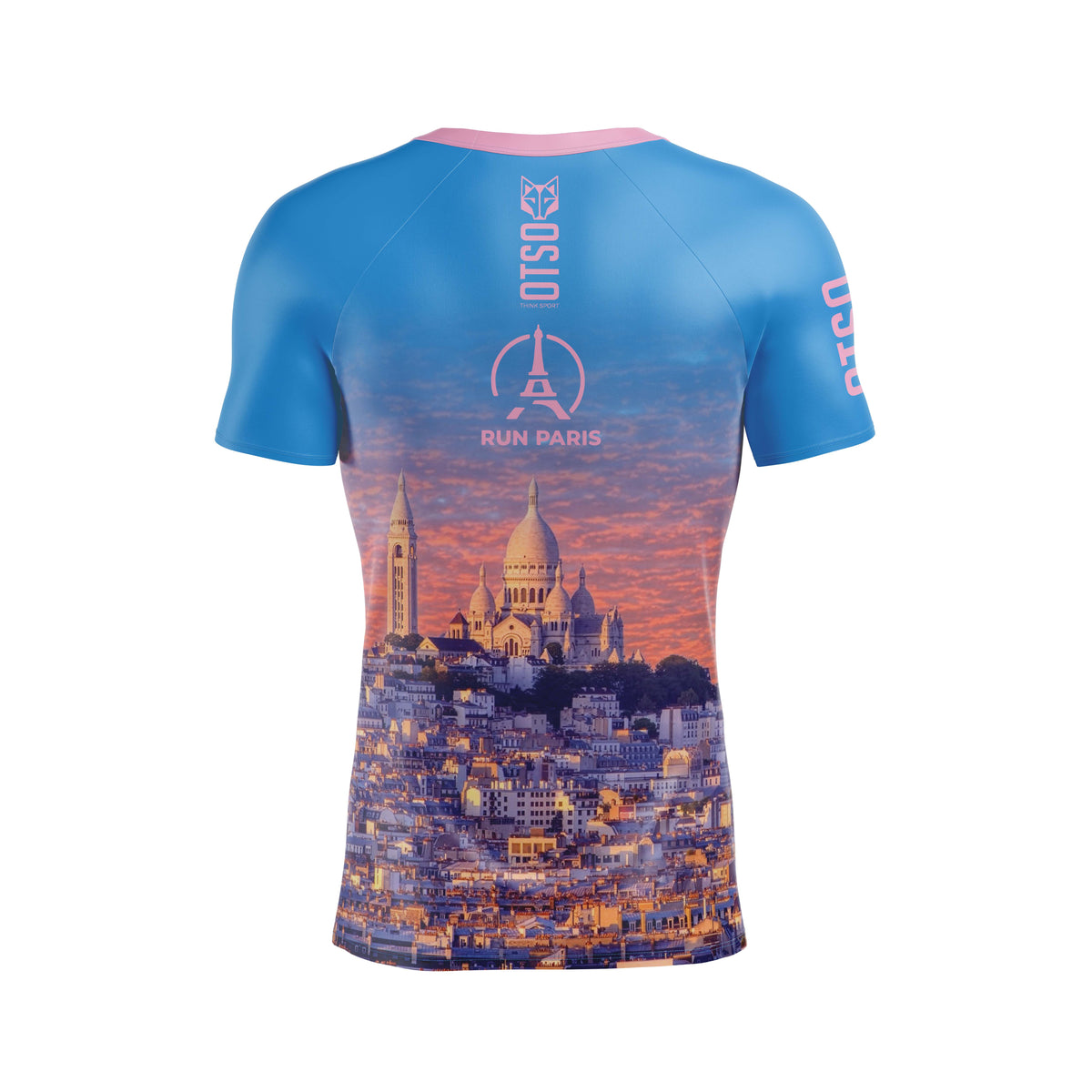 OTSO Herren Kurzarm-Funktionsshirt - Run Paris 2026 – Produktansicht 2