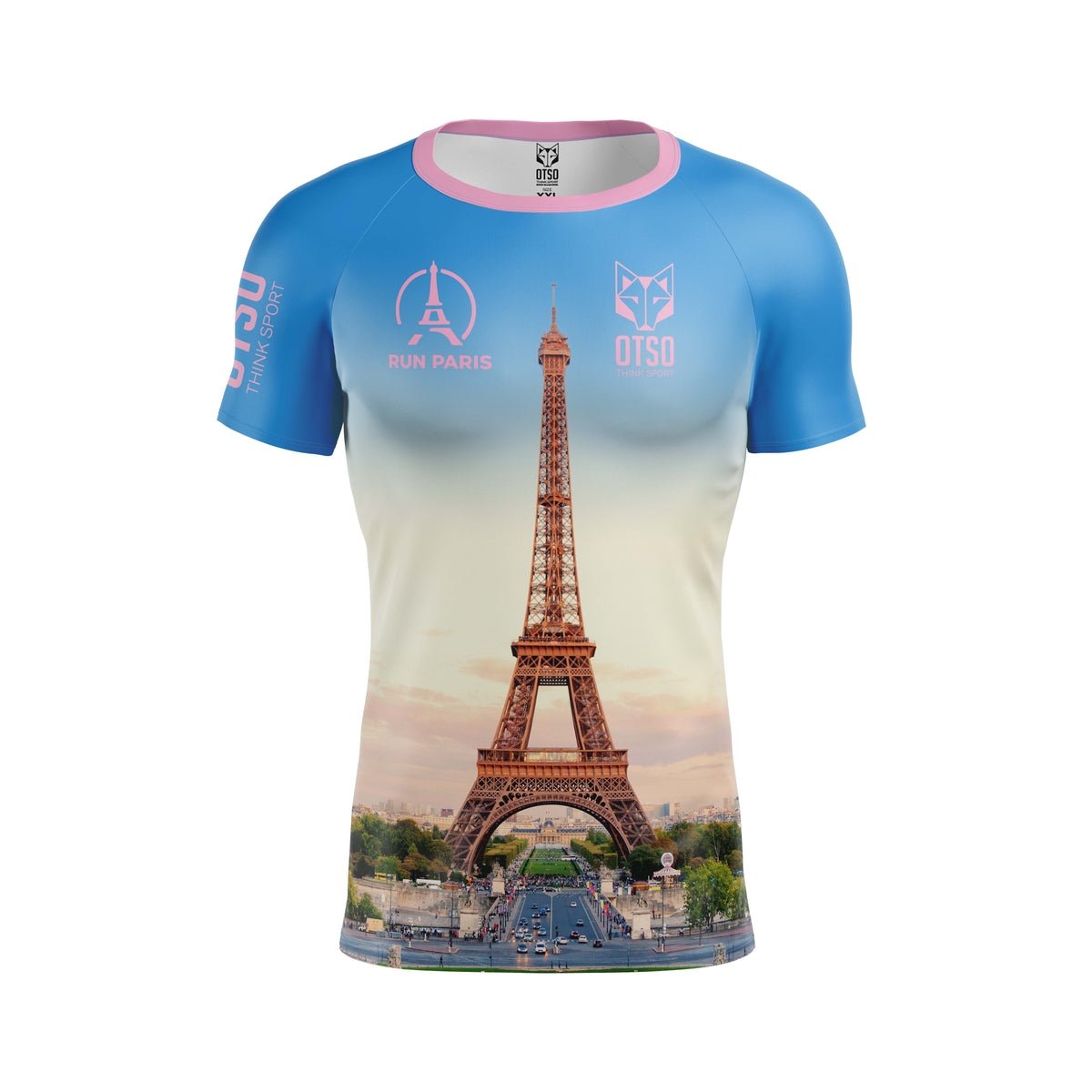 OTSO Herren Kurzarm-Funktionsshirt - Run Paris 2026 – Produktansicht
