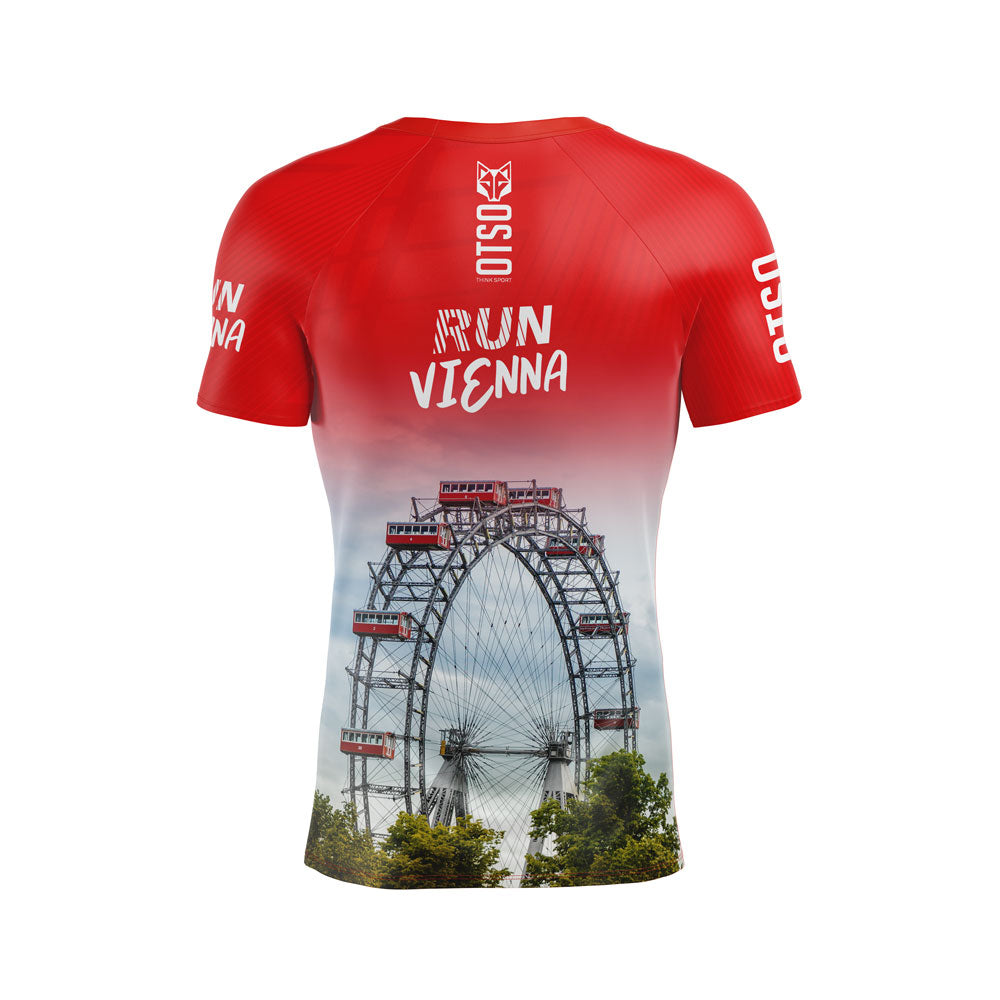 OTSO Herren Kurzarm-Funktionsshirt - Run Vienna 2025 – Produktansicht 2