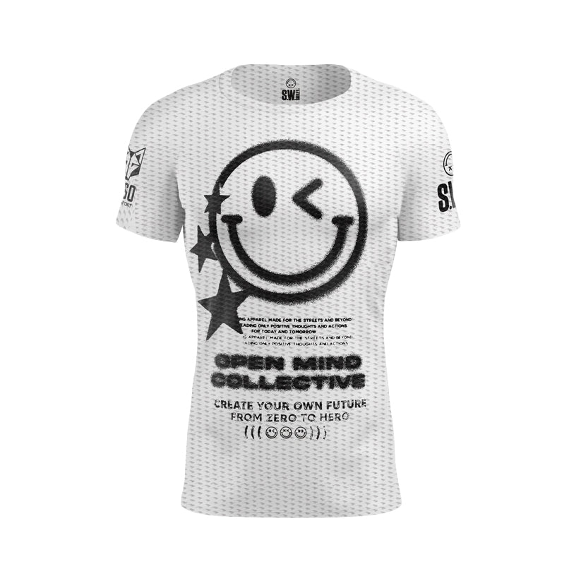 OTSO Herren Kurzarm-Funktionsshirt - S.W.Smiley Airbrushed Infinity – Produktansicht