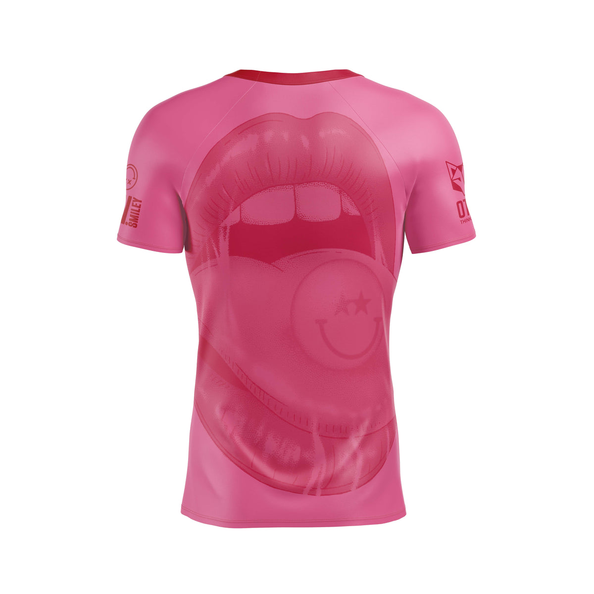 OTSO Herren Kurzarm-Funktionsshirt - S.W.Smiley Hella Good – Produktansicht 2