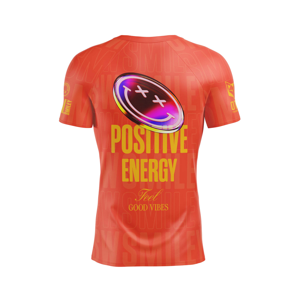 OTSO Herren Kurzarm-Funktionsshirt - S.W.Smiley Sensoral Shimmer – Produktansicht 2