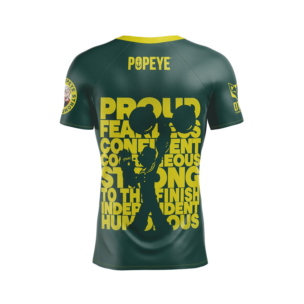 OTSO Herren Kurzarm-Funktionsshirt - Popeye Strong – Produktansicht 2