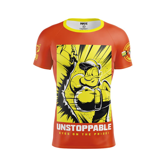 OTSO Herren Kurzarm-Funktionsshirt - Popeye Unstoppable – Produktansicht