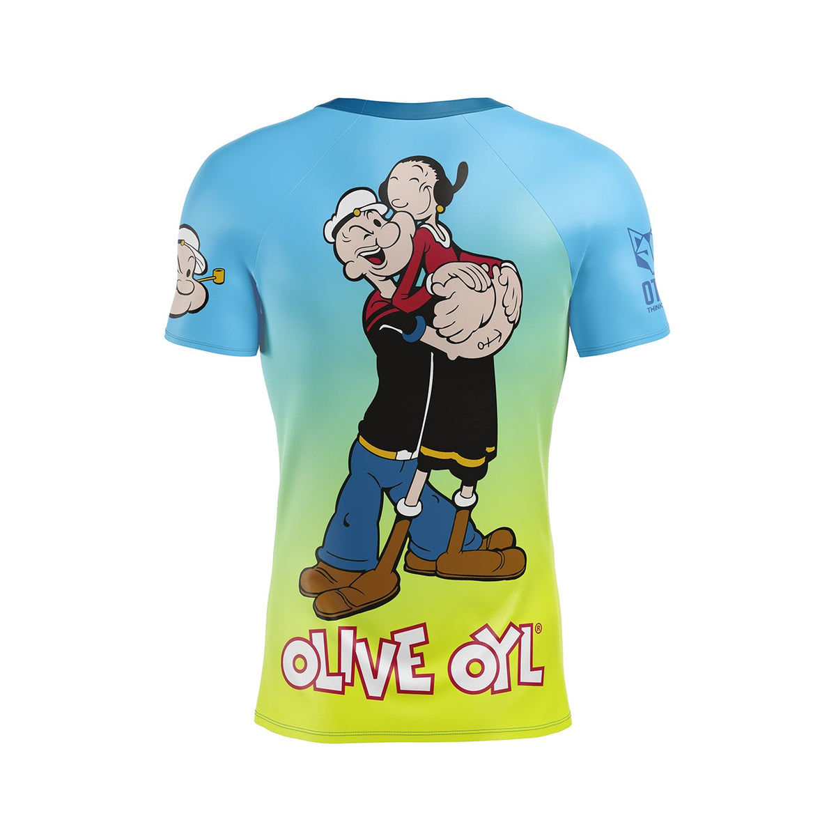 OTSO Herren Kurzarm-Funktionsshirt - Popeye & Olive – Produktansicht 2