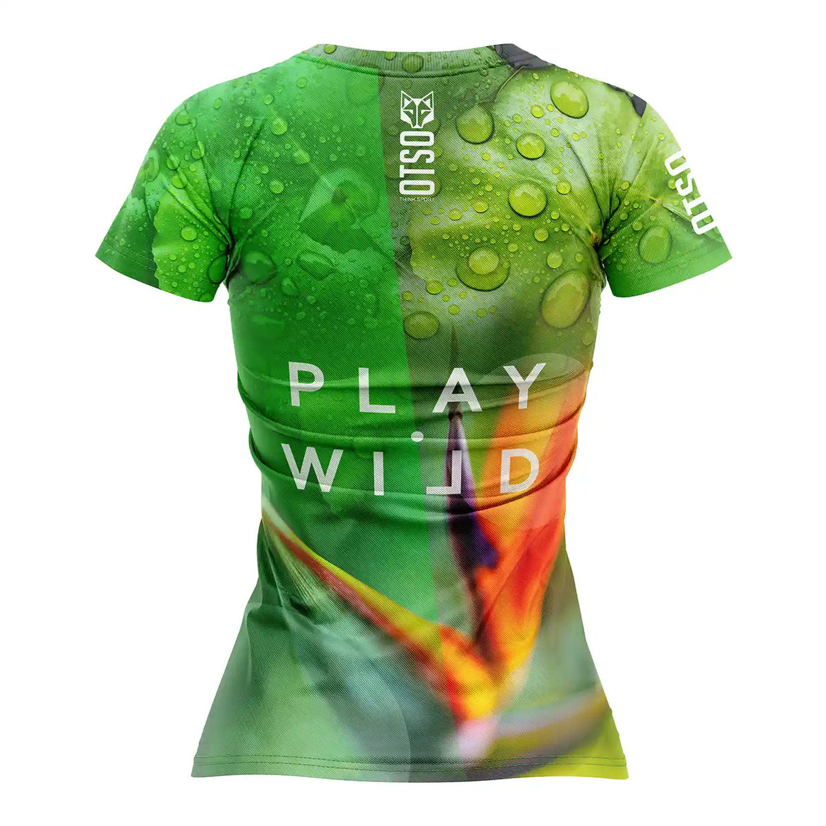 OTSO Damen Padel-Kurzarmshirt - Paradise – Produktansicht 2