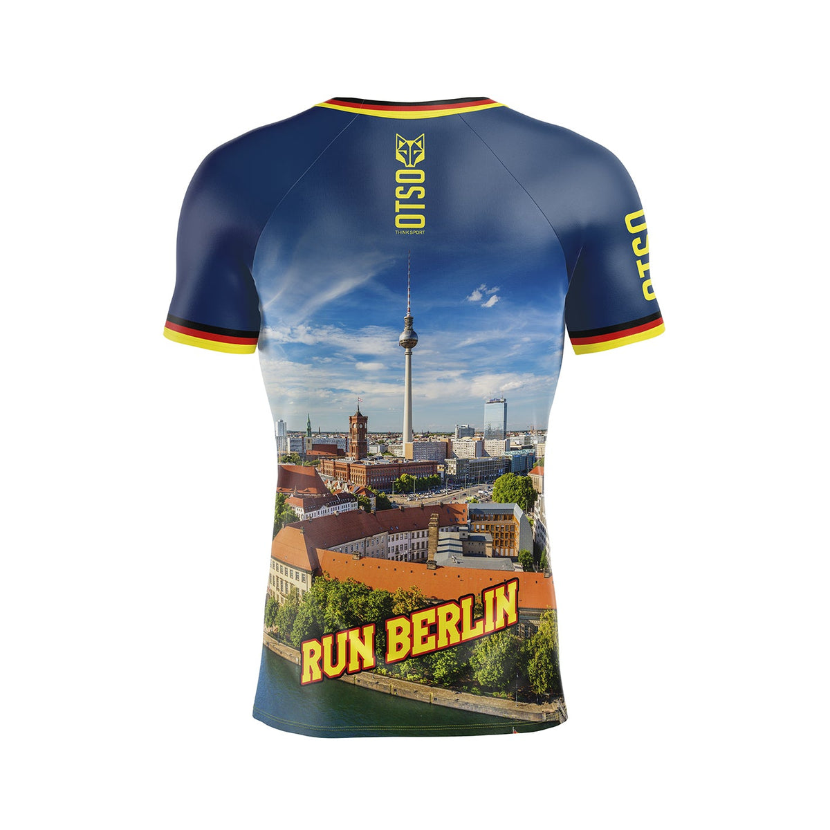 OTSO Herren Kurzarm-Funktionsshirt - Run Berlin 2024 – Produktansicht 2