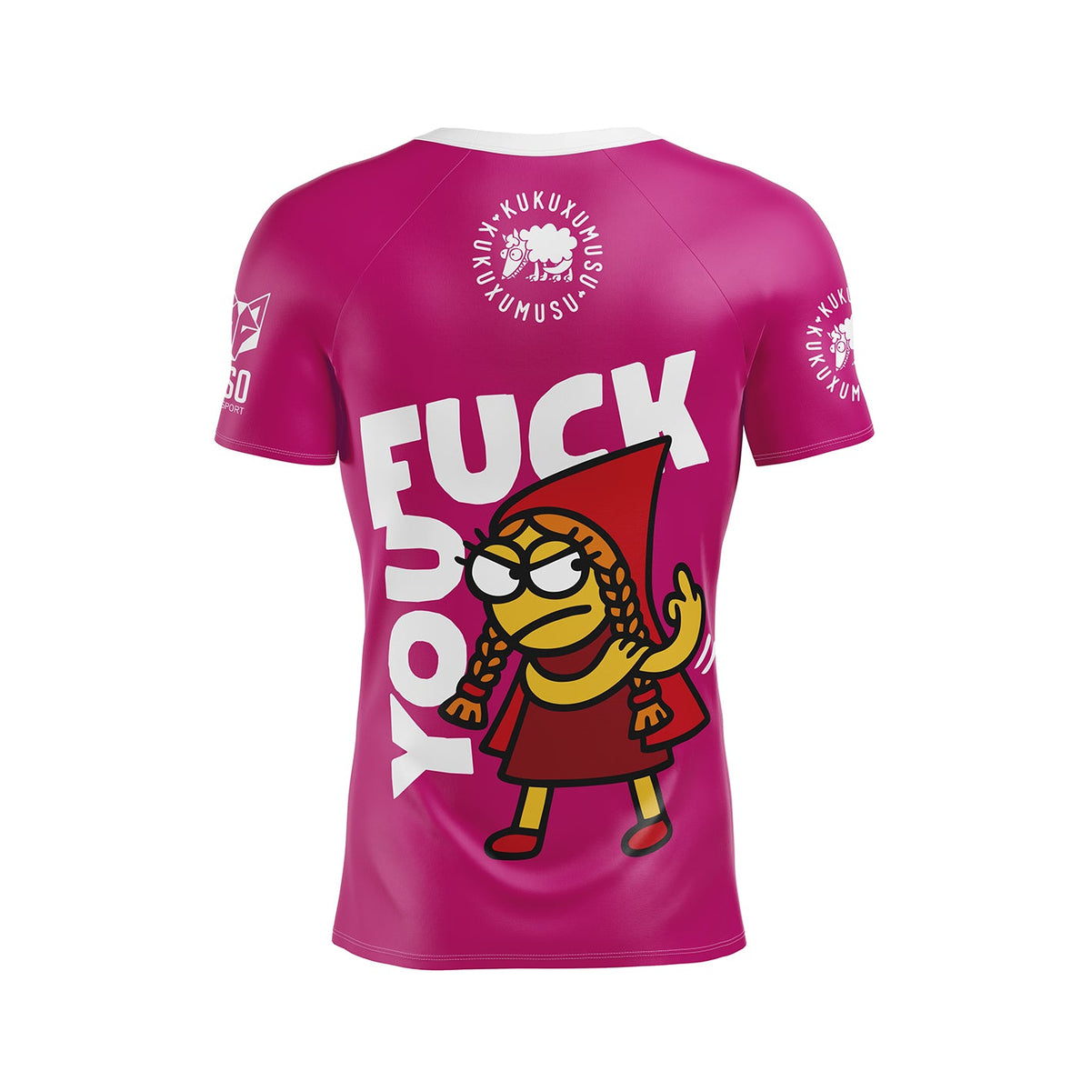 OTSO Herren Kurzarm-Funktionsshirt - Kukuxumusu F*ck You! – Produktansicht 2