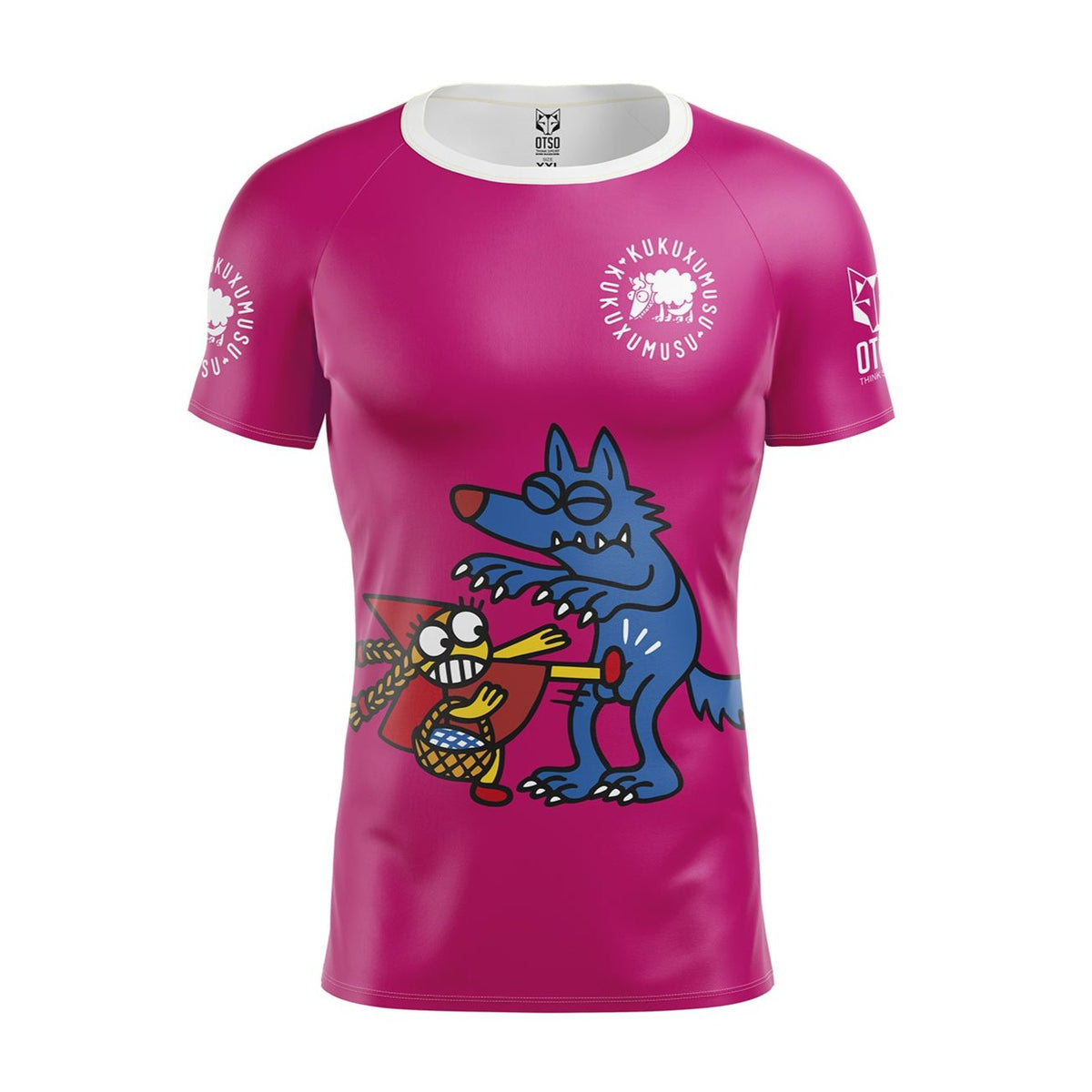 OTSO Herren Kurzarm-Funktionsshirt - Kukuxumusu F*ck You! – Produktansicht